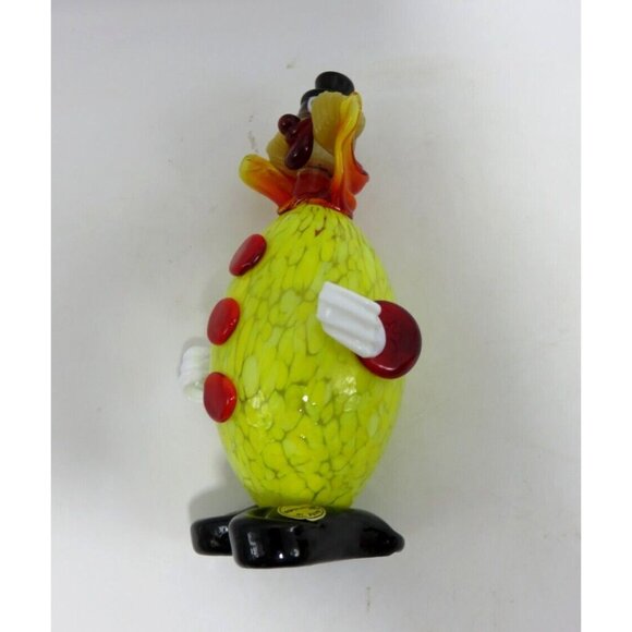 Vintage Murano Glass Clown Figurine Handcrafted Italian Art Collectible - Picture 9 of 10